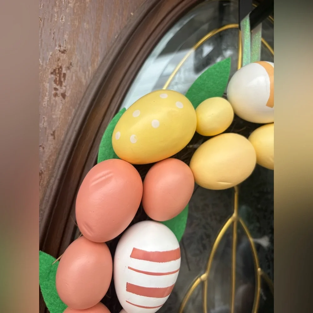 Colorful Easter Egg Wreath